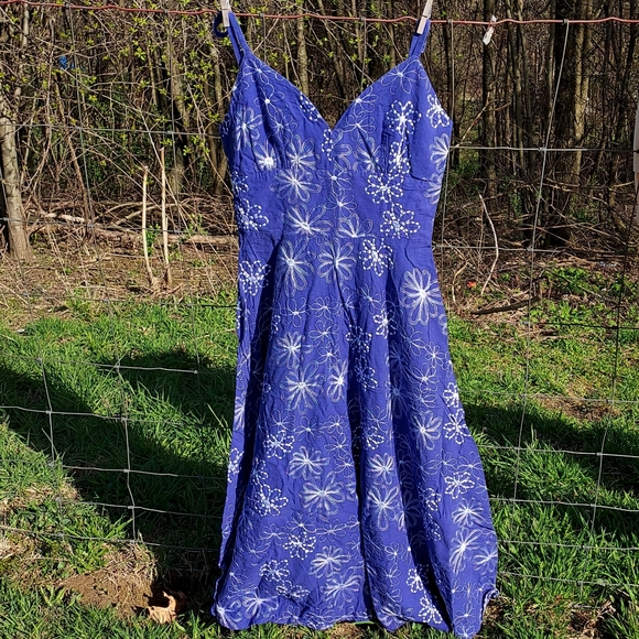 Beautiful Bluepurple Modest Dress 